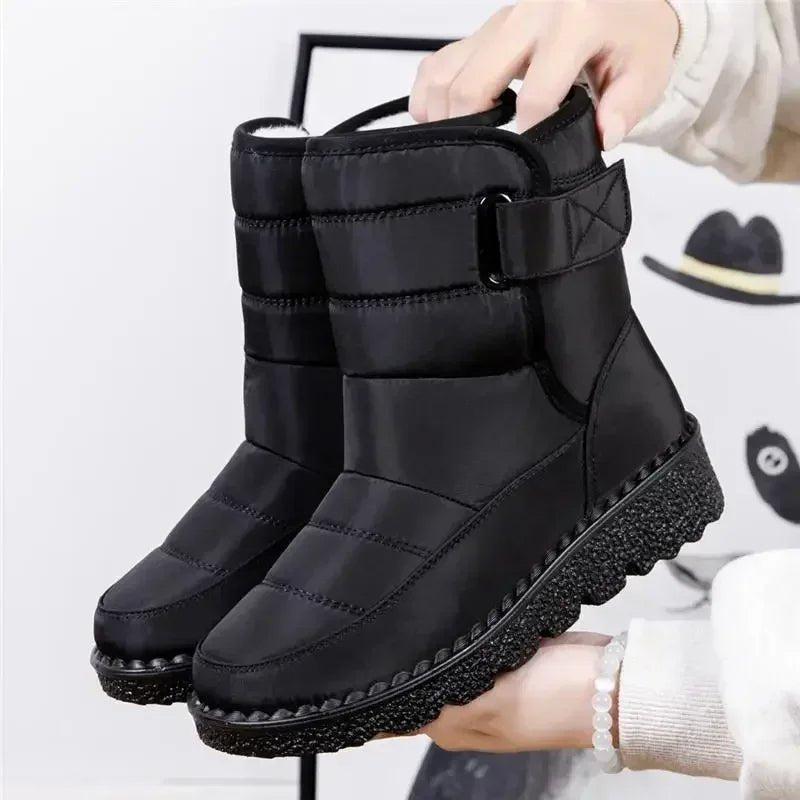 Amelia | Women's Waterproof Boots Quilted Winter Snow Ankle