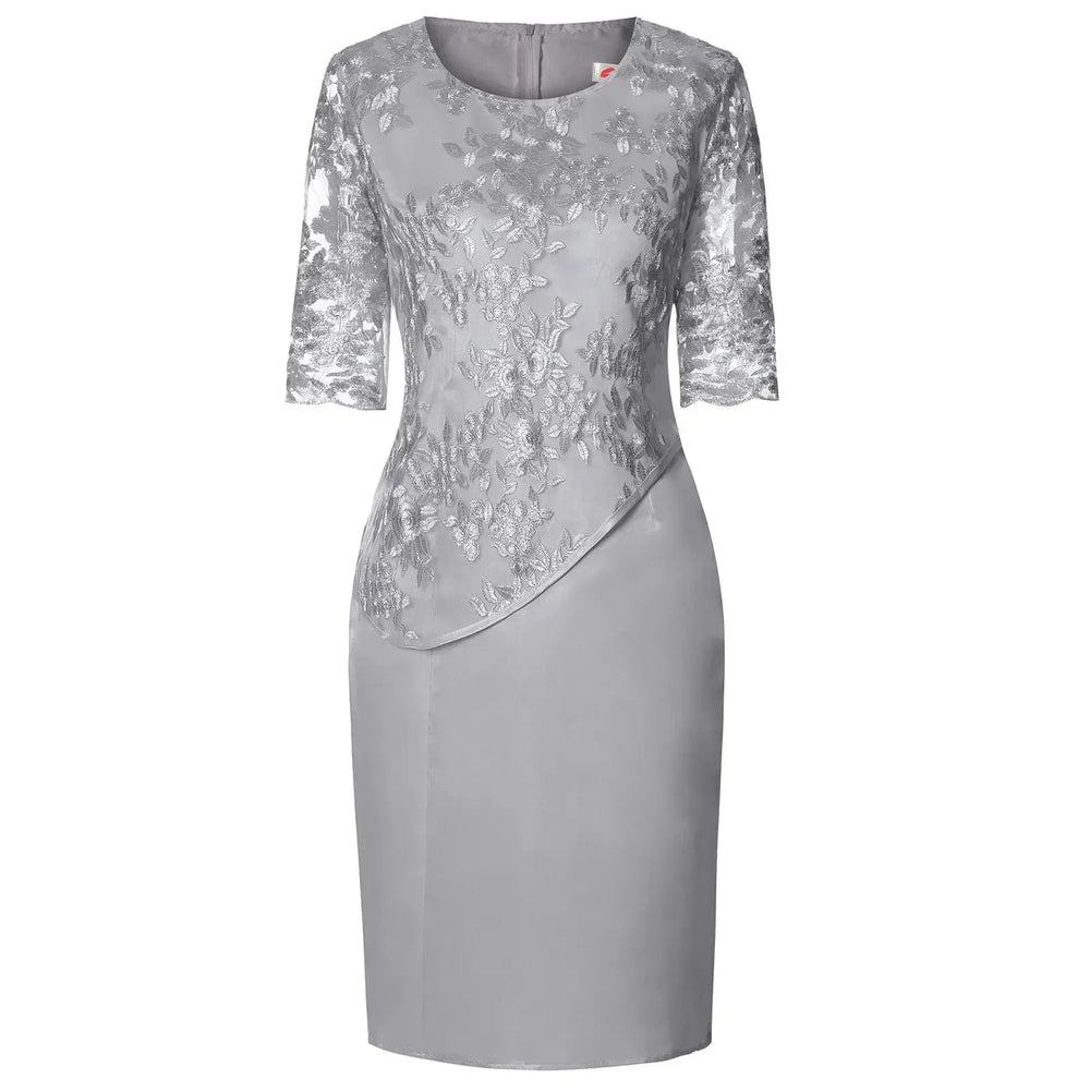 Anna | Women's Elegant Lace Summer Midi Dress