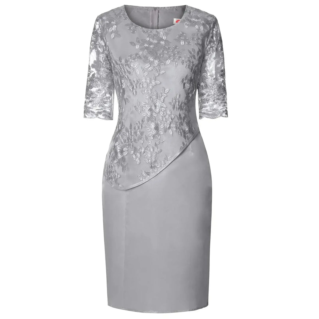 Anna | Women's Elegant Lace Summer Midi Dress