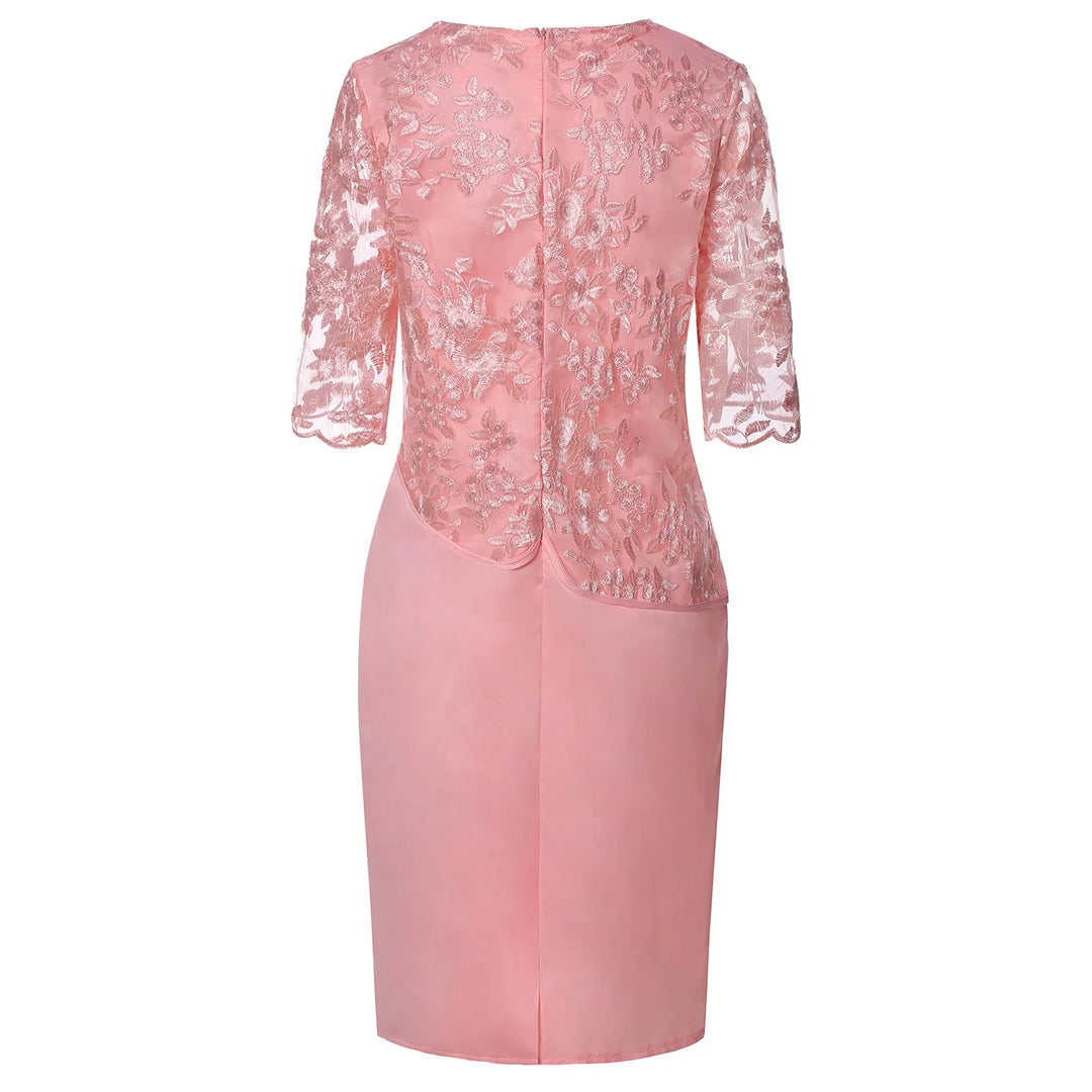 Anna | Women's Elegant Lace Summer Midi Dress