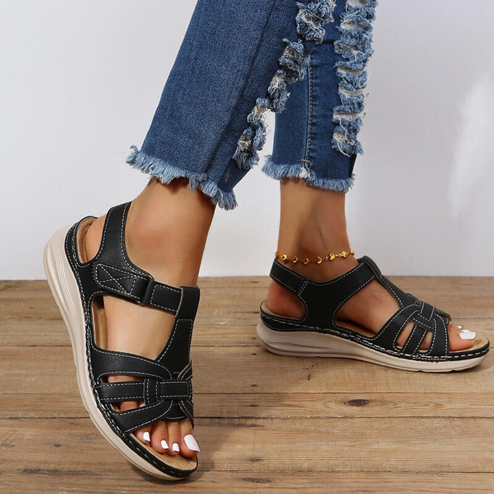 Caroline | Women's Braided Strap Orthopedic Comfort Sandals