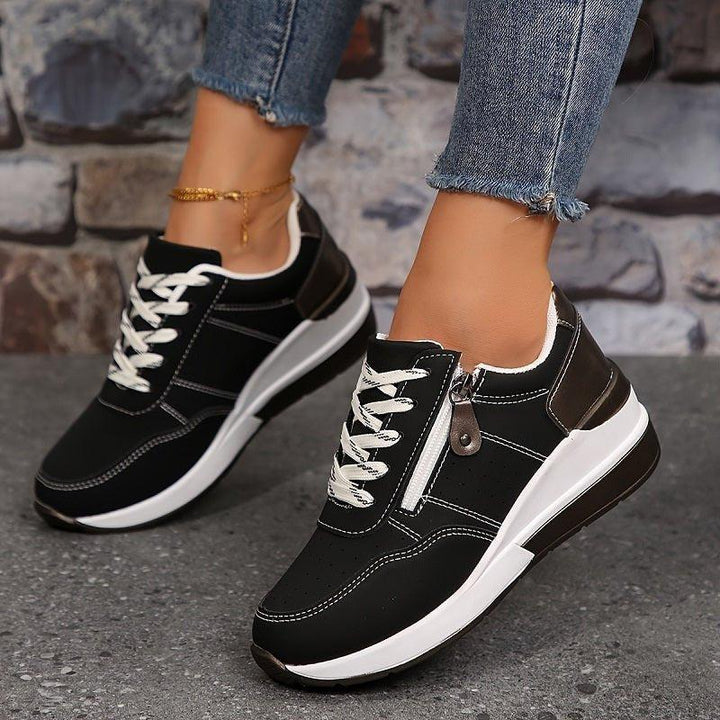 Charlotte | Women's Orthopedic Sneakers Low Cut Comfort Lace Up