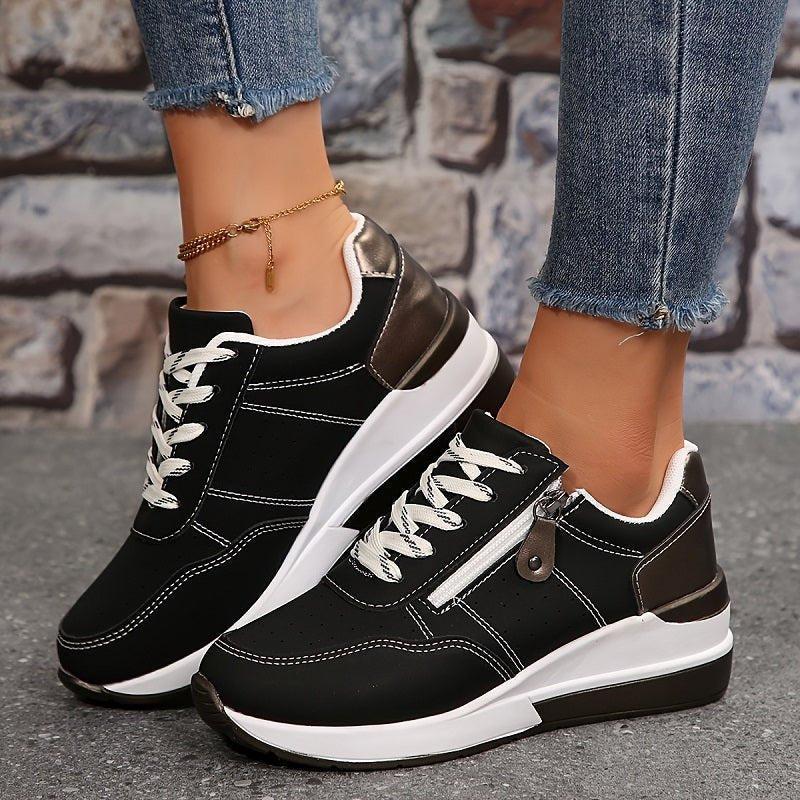 Charlotte | Women's Orthopedic Sneakers Low Cut Comfort Lace Up