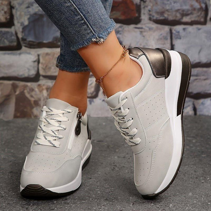 Charlotte | Women's Orthopedic Sneakers Low Cut Comfort Lace Up