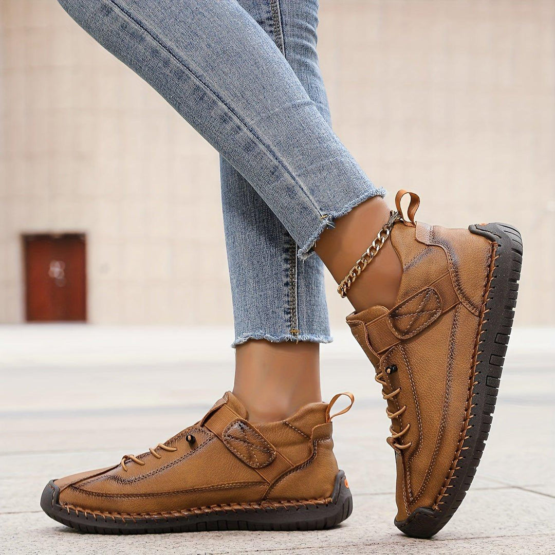 Evelyn | Women's Casual Sneakers Low-Cut Lace-Up Comfort Walking