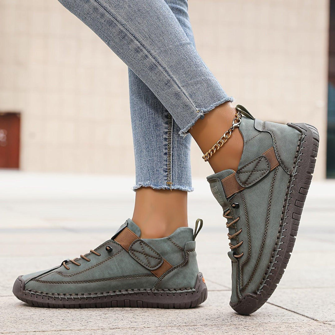 Evelyn | Women's Casual Sneakers Low-Cut Lace-Up Comfort Walking