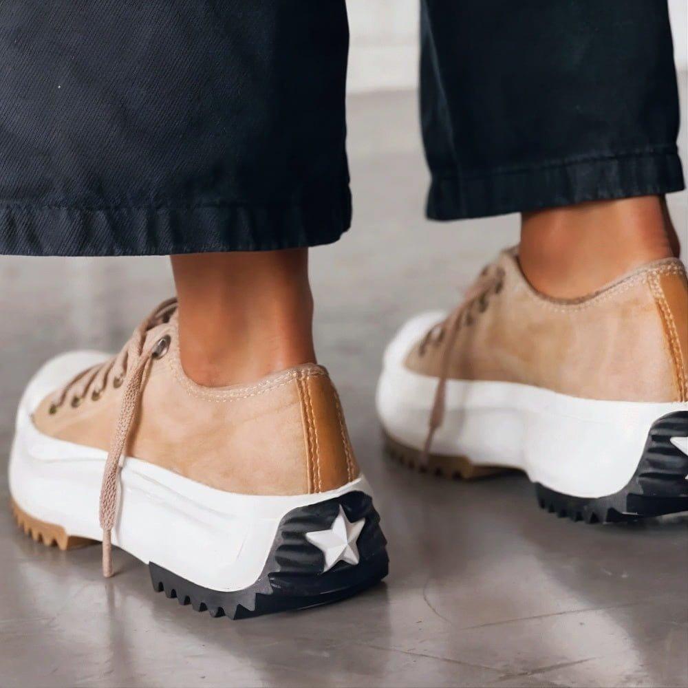 Grace | Women's Orthopedic Platform Sneakers Lace-Up Low Cut