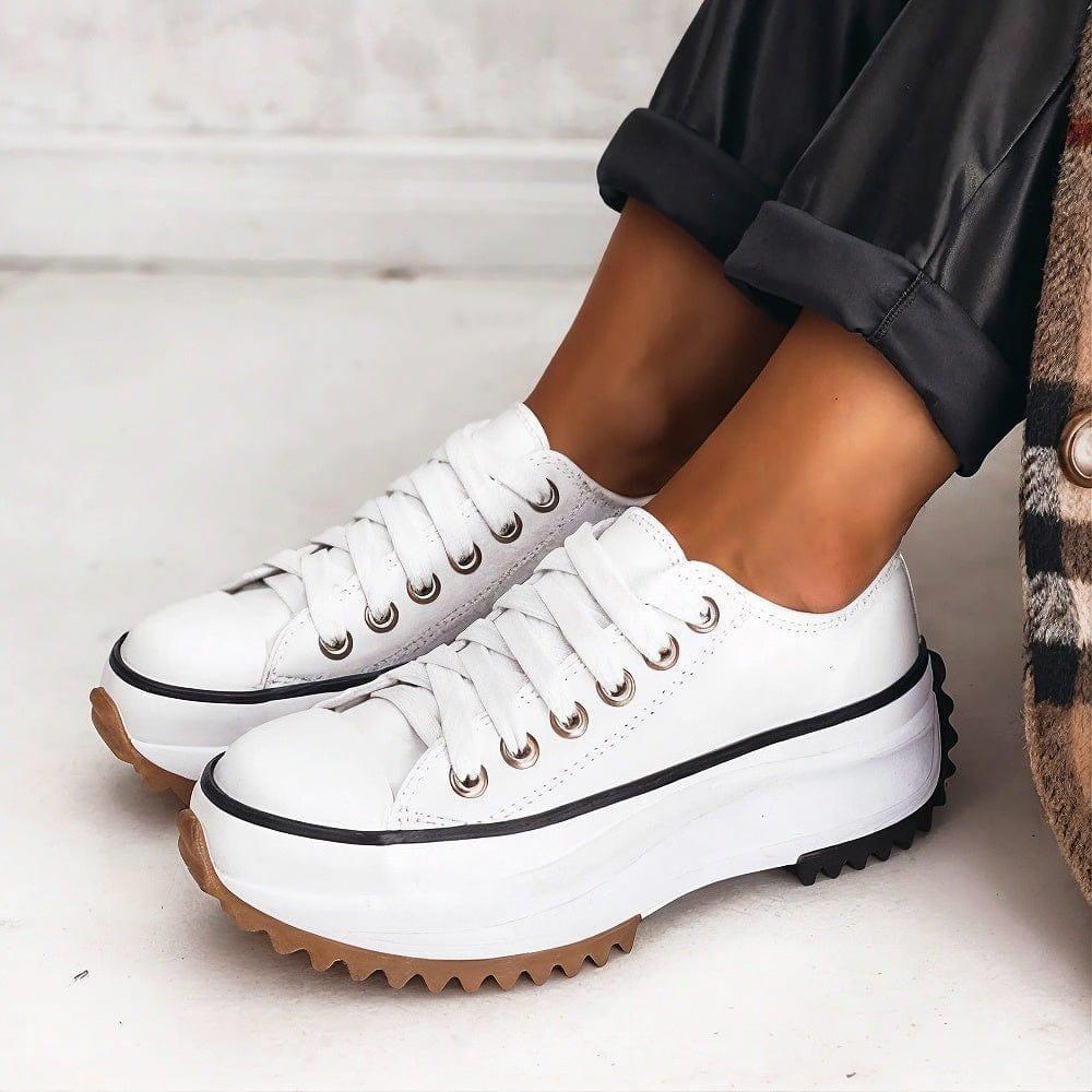 Grace | Women's Orthopedic Platform Sneakers Lace-Up Low Cut