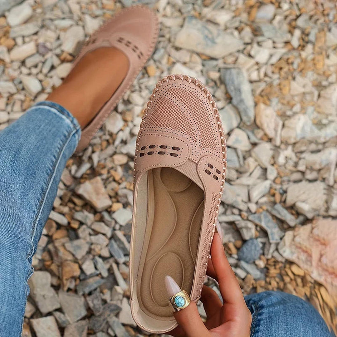 Lauren | Women Orthopedic Perforated Slip On Loafers