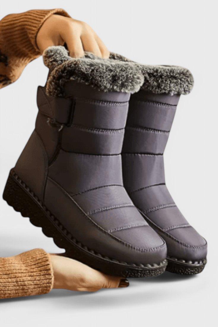 Madison | Waterproof Boots Mid-Calf Winter Fur Lined Slip Resistant