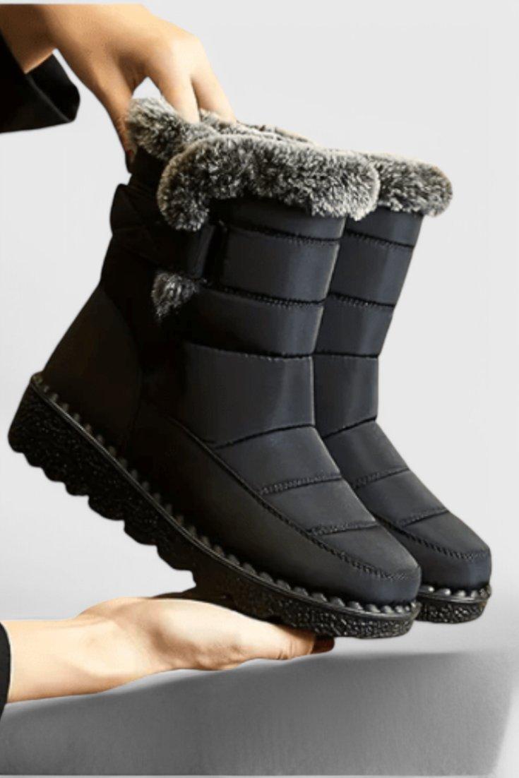 Madison | Waterproof Boots Mid-Calf Winter Fur Lined Slip Resistant
