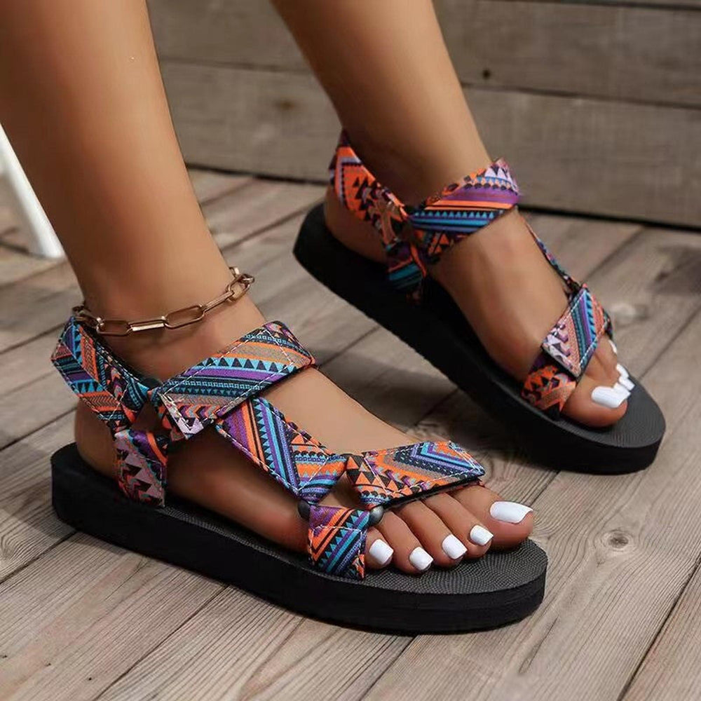 Megan | Women's Colorful Strap Lightweight Casual Sandals