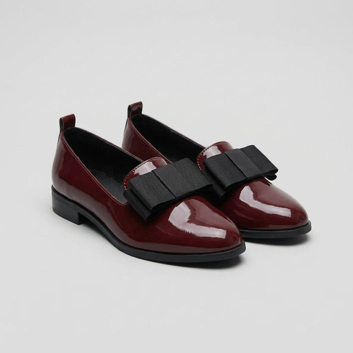 Natalie | Women Orthopedic Bow Accent Slip On Loafers