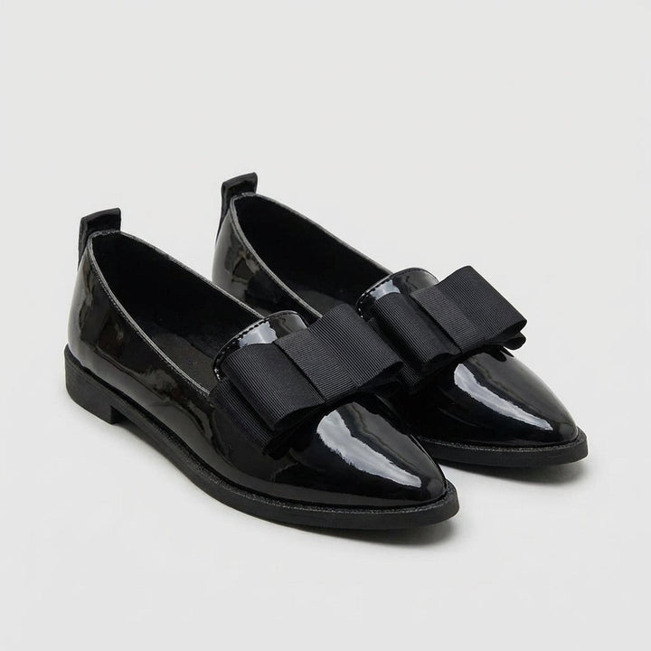 Natalie | Women Orthopedic Bow Accent Slip On Loafers