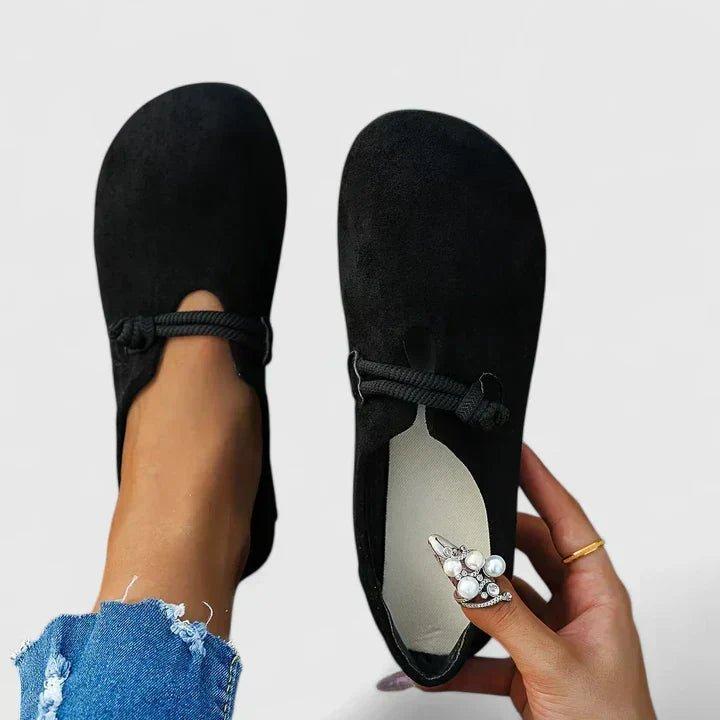 Olivia | Women's Round Toe Loafers Slip-On Rope Detail Flats