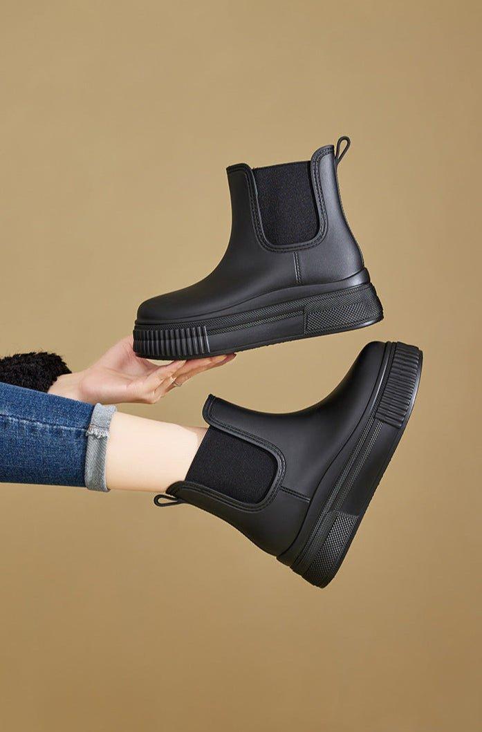 Olivia | Women's Waterproof Boots Chelsea Style Platform Rain