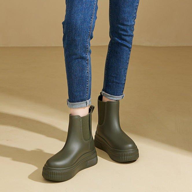 Olivia | Women's Waterproof Boots Chelsea Style Platform Rain