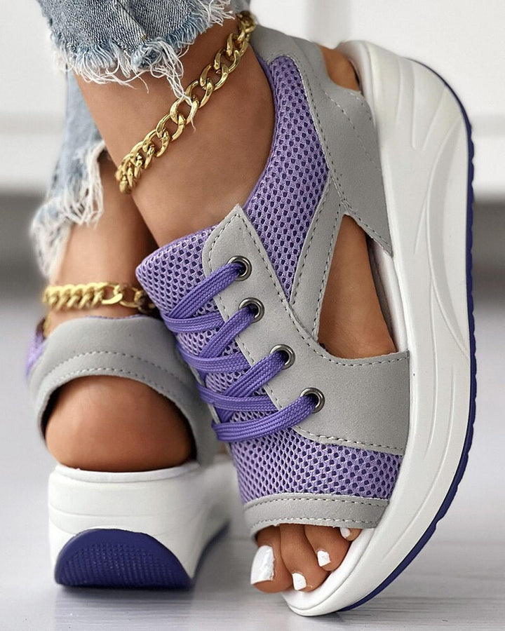 Ruby | Women's Sporty Lace-Up Espadrilles Sandals