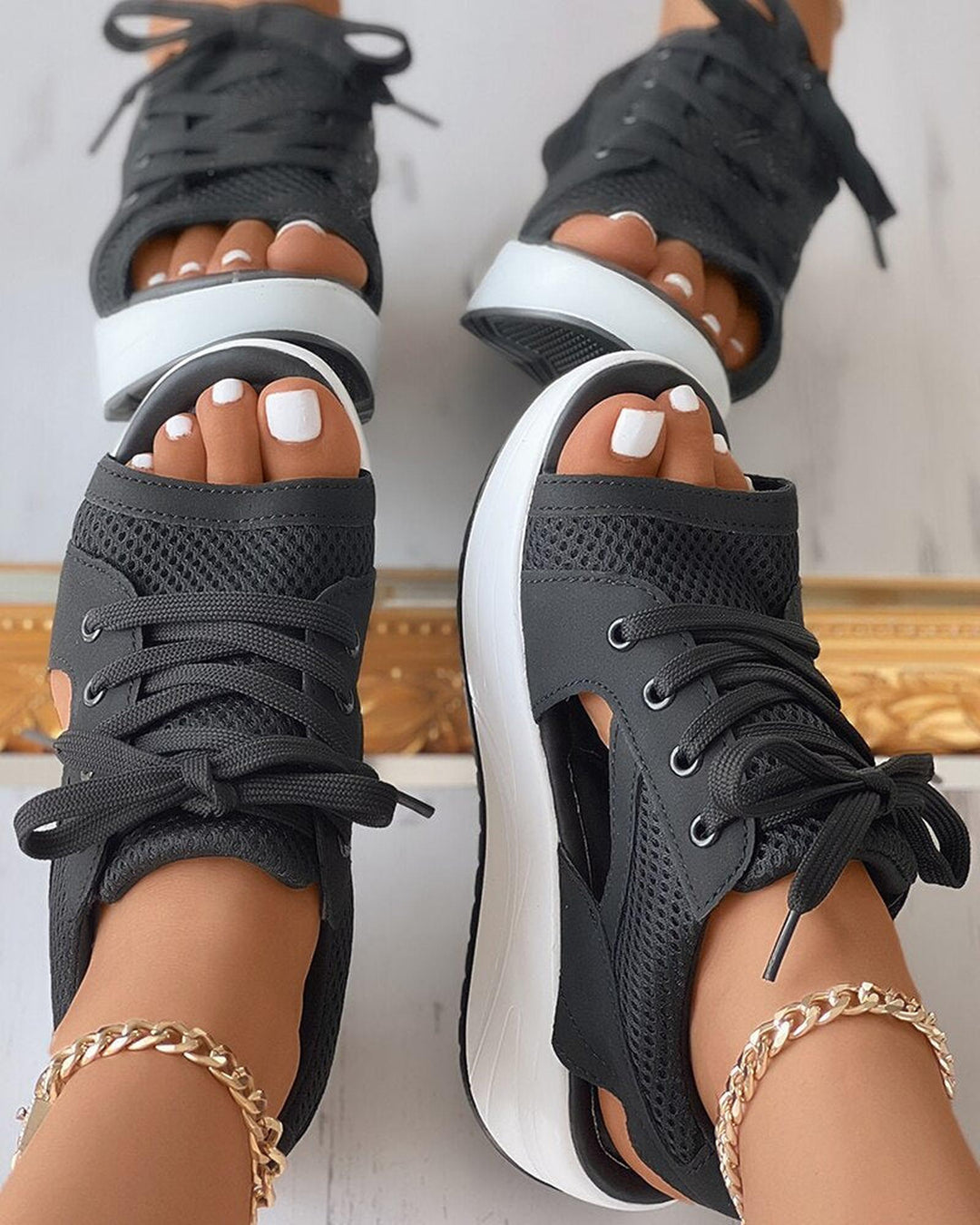 Ruby | Women's Sporty Lace-Up Espadrilles Sandals
