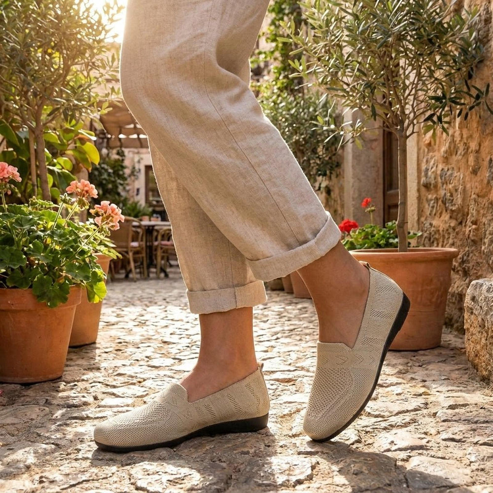 Scarlett | Orthopedic Slip-On Flats Knit Round Toe Comfort