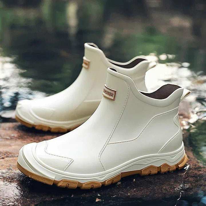 Sophia | Waterproof Boots Ankle Rain Chelsea Slip-On Outdoor