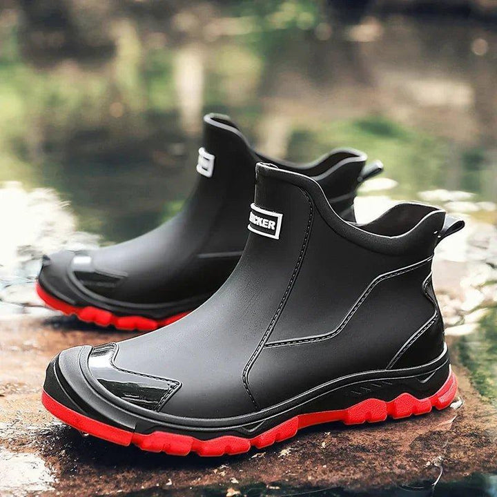 Sophia | Waterproof Boots Ankle Rain Chelsea Slip-On Outdoor