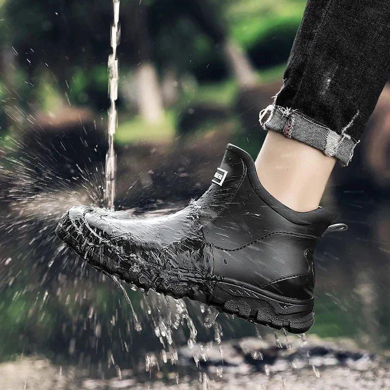 Sophia | Waterproof Boots Ankle Rain Chelsea Slip-On Outdoor