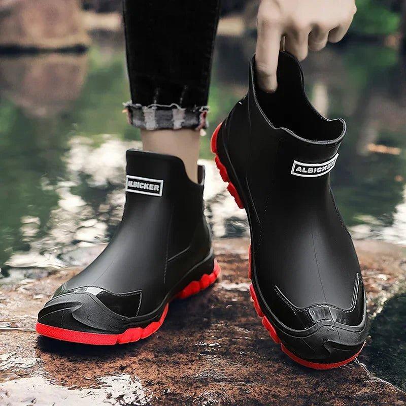 Sophia | Waterproof Boots Ankle Rain Chelsea Slip-On Outdoor