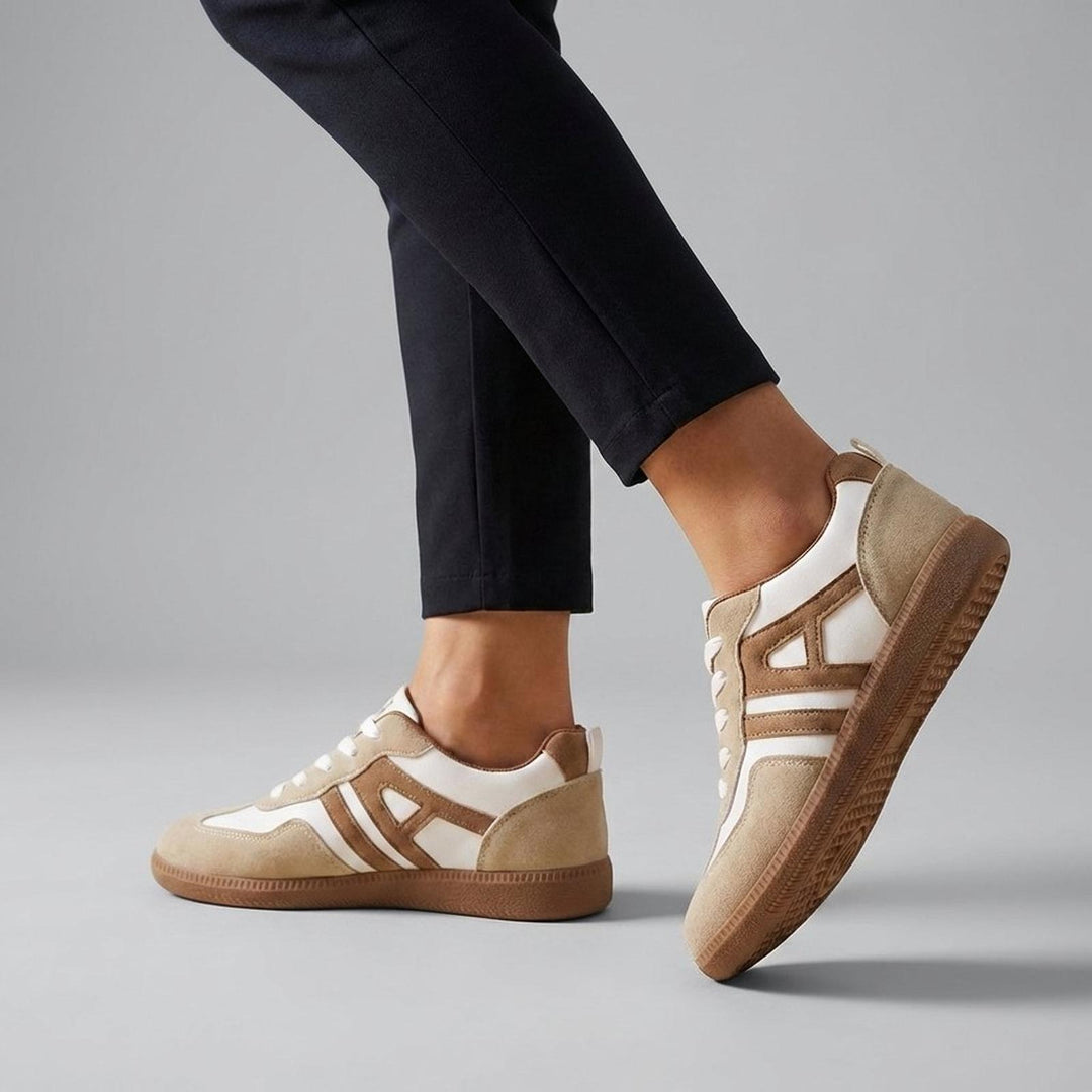 Sophia | Women's Orthopedic Sneakers Low-Top Lace-Up Color Block