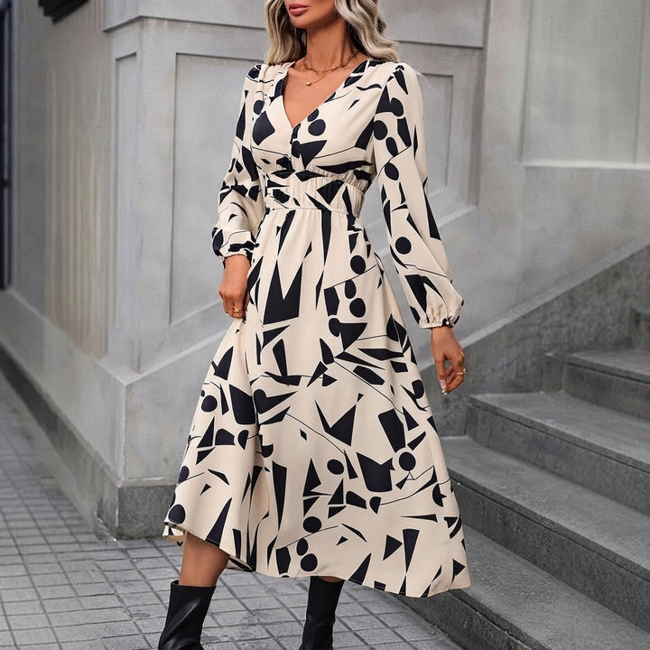 Layla | Women's Floral-Print Lantern-Sleeve Coordinated Top Midi Skirt Set
