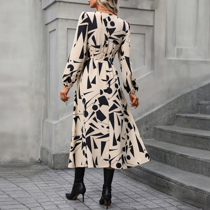 Layla | Women's Floral-Print Lantern-Sleeve Coordinated Top Midi Skirt Set