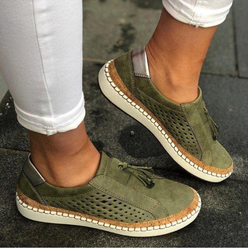 Victoria | Women's Orthopedic Loafers Slip-On Comfort Tassel
