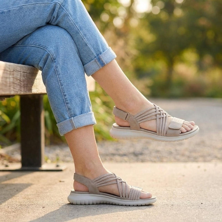 Victoria | Women's Orthopedic Sandals Criss-Cross Adjustable Comfort