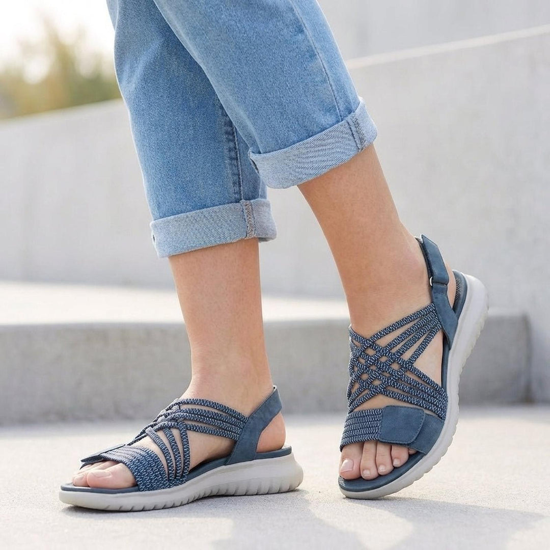 Victoria | Women's Orthopedic Sandals Criss-Cross Adjustable Comfort