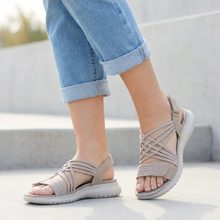 Victoria | Women's Orthopedic Sandals Criss-Cross Adjustable Comfort
