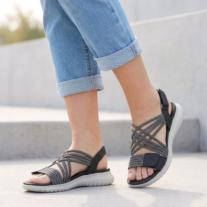 Victoria | Women's Orthopedic Sandals Criss-Cross Adjustable Comfort