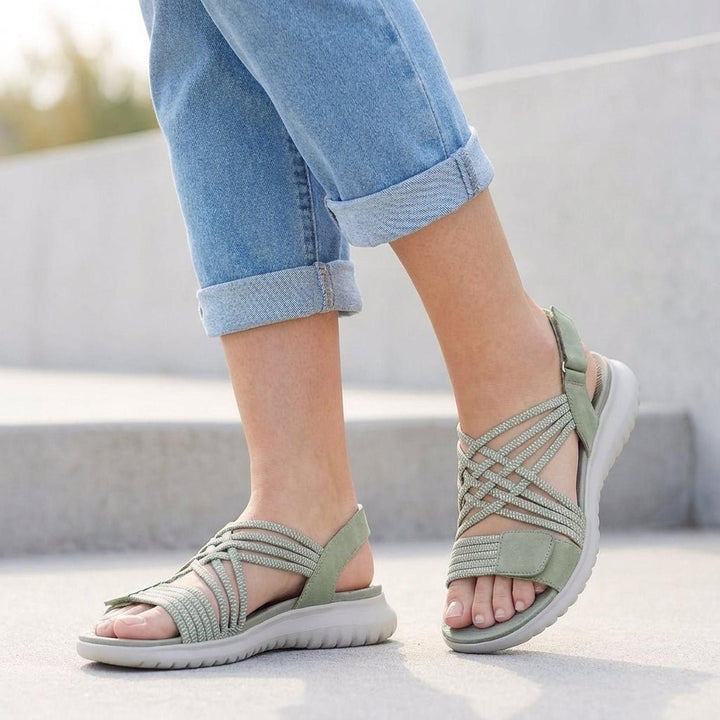 Victoria | Women's Orthopedic Sandals Criss-Cross Adjustable Comfort
