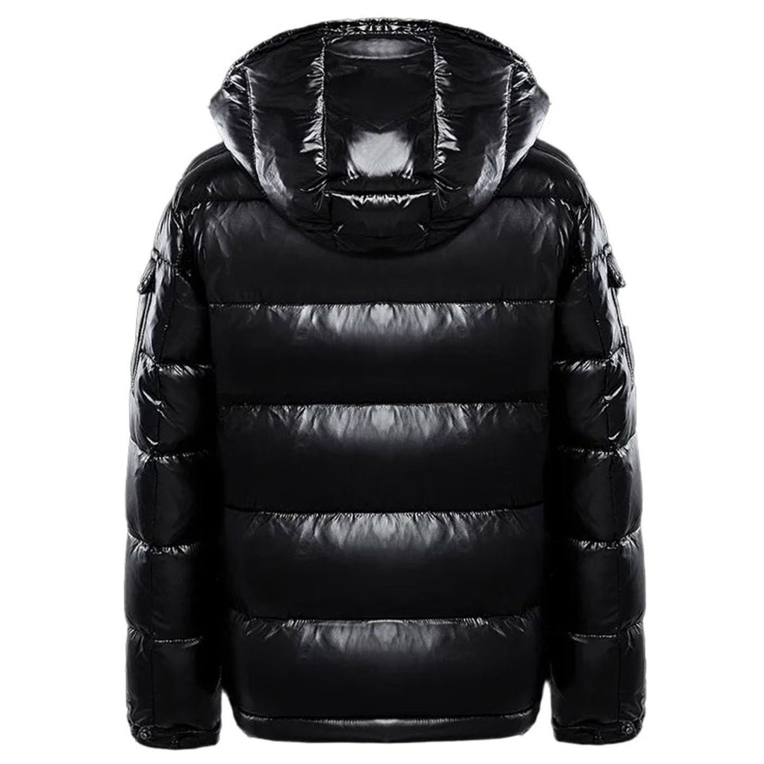 Men's Hooded Insulated Puffer Quilted Jacket Full-Zip Winter Coat