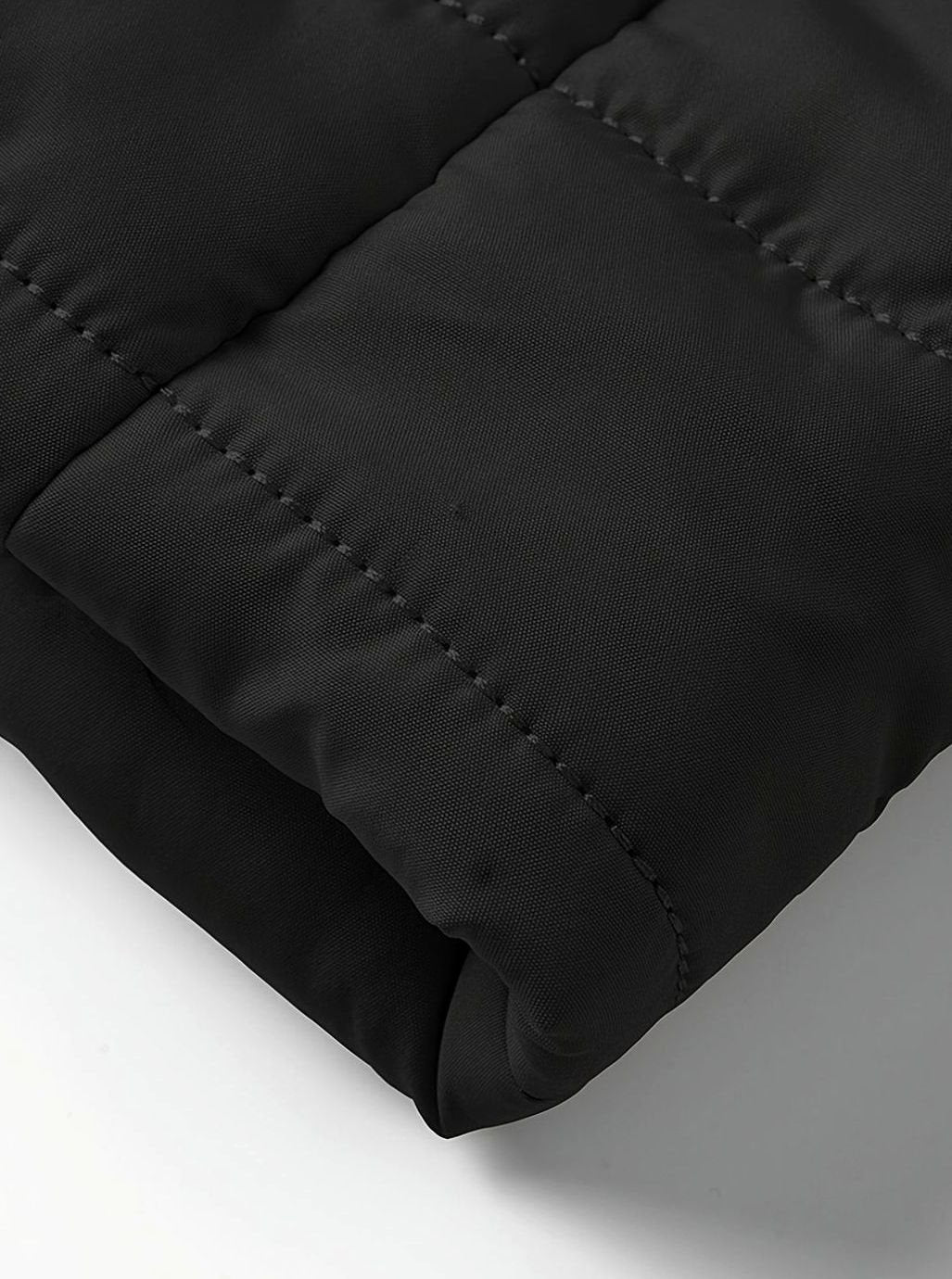 Men's Lightweight Quilted Puffer Jacket Stand Collar Zipper
