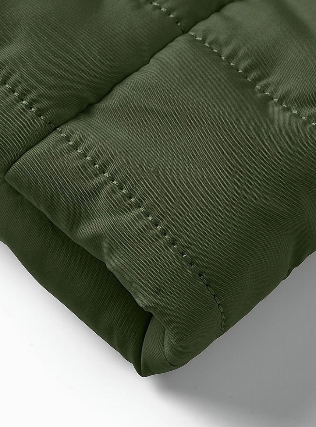 Men's Lightweight Quilted Puffer Jacket Stand Collar Zipper