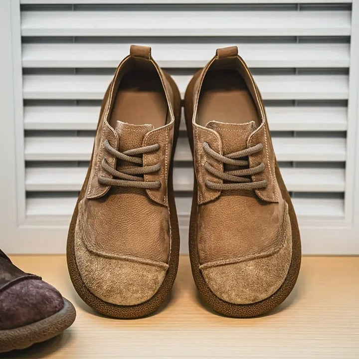 Men's Orthopedic Lace-Up Cushioned Casual Oxford Shoes