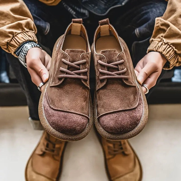 Men's Orthopedic Lace-Up Cushioned Casual Oxford Shoes