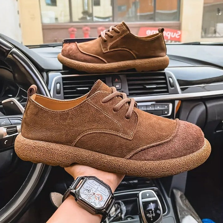 Men's Orthopedic Lace-Up Cushioned Casual Oxford Shoes