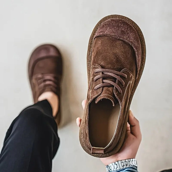 Men's Orthopedic Lace-Up Cushioned Casual Oxford Shoes