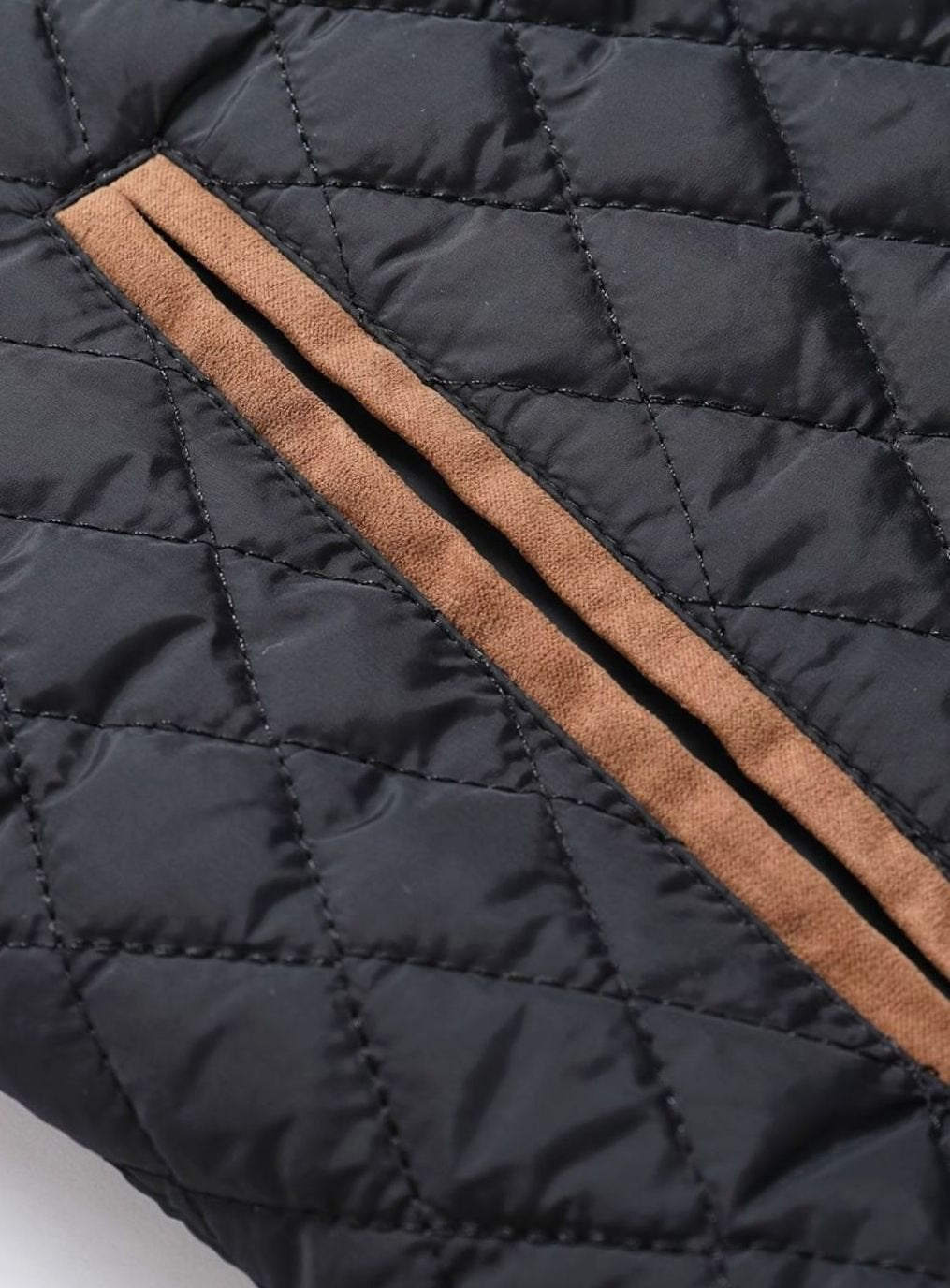 Men's Quilted Stand-Collar Lightweight Insulated Jacket