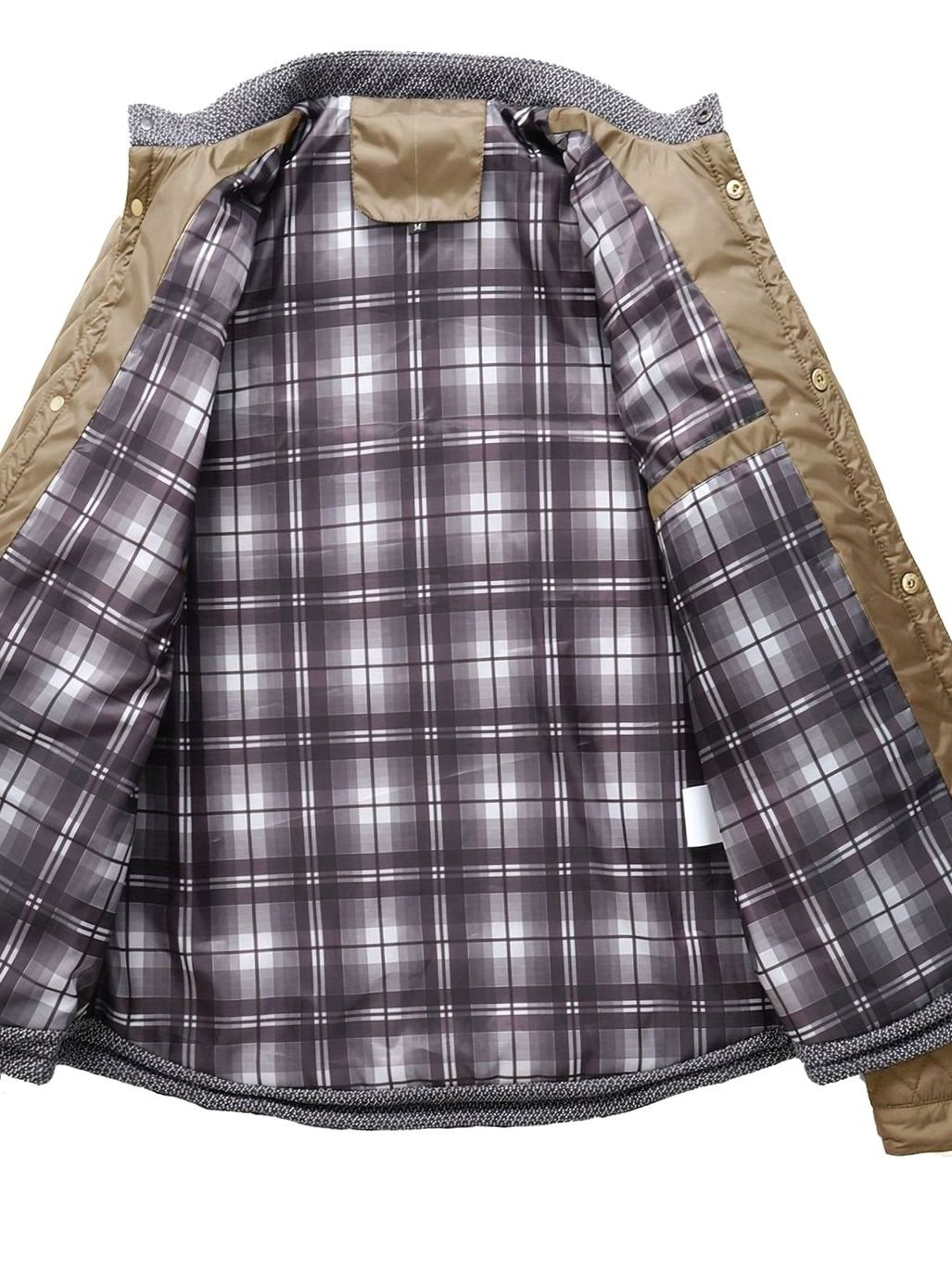 Men's Quilted Stand-Collar Lightweight Insulated Jacket