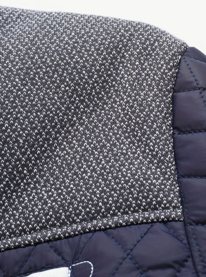 Men's Quilted Stand-Collar Lightweight Insulated Jacket