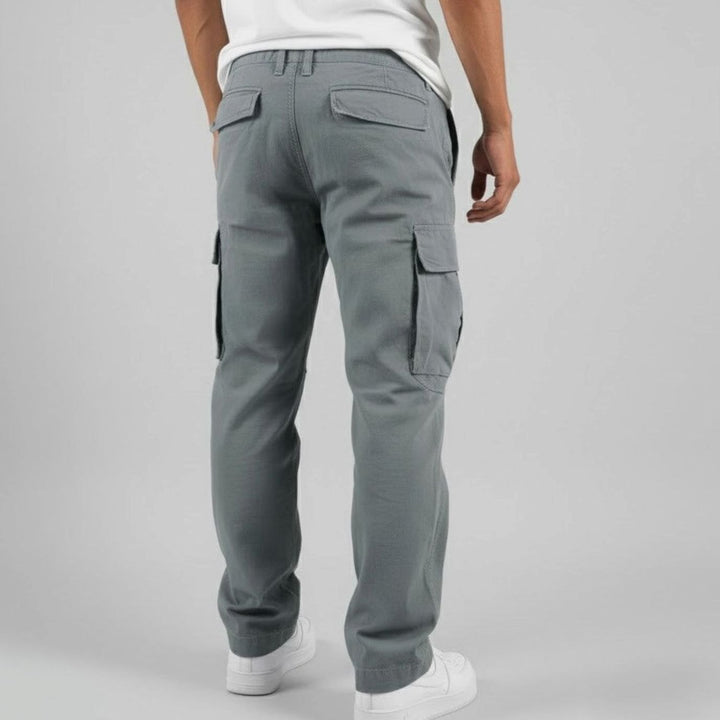 Men's Relaxed Fit Streetwear Cargo Pants Multi-Pocket