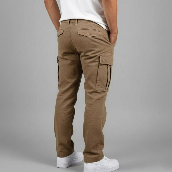 Men's Relaxed Fit Streetwear Cargo Pants Multi-Pocket