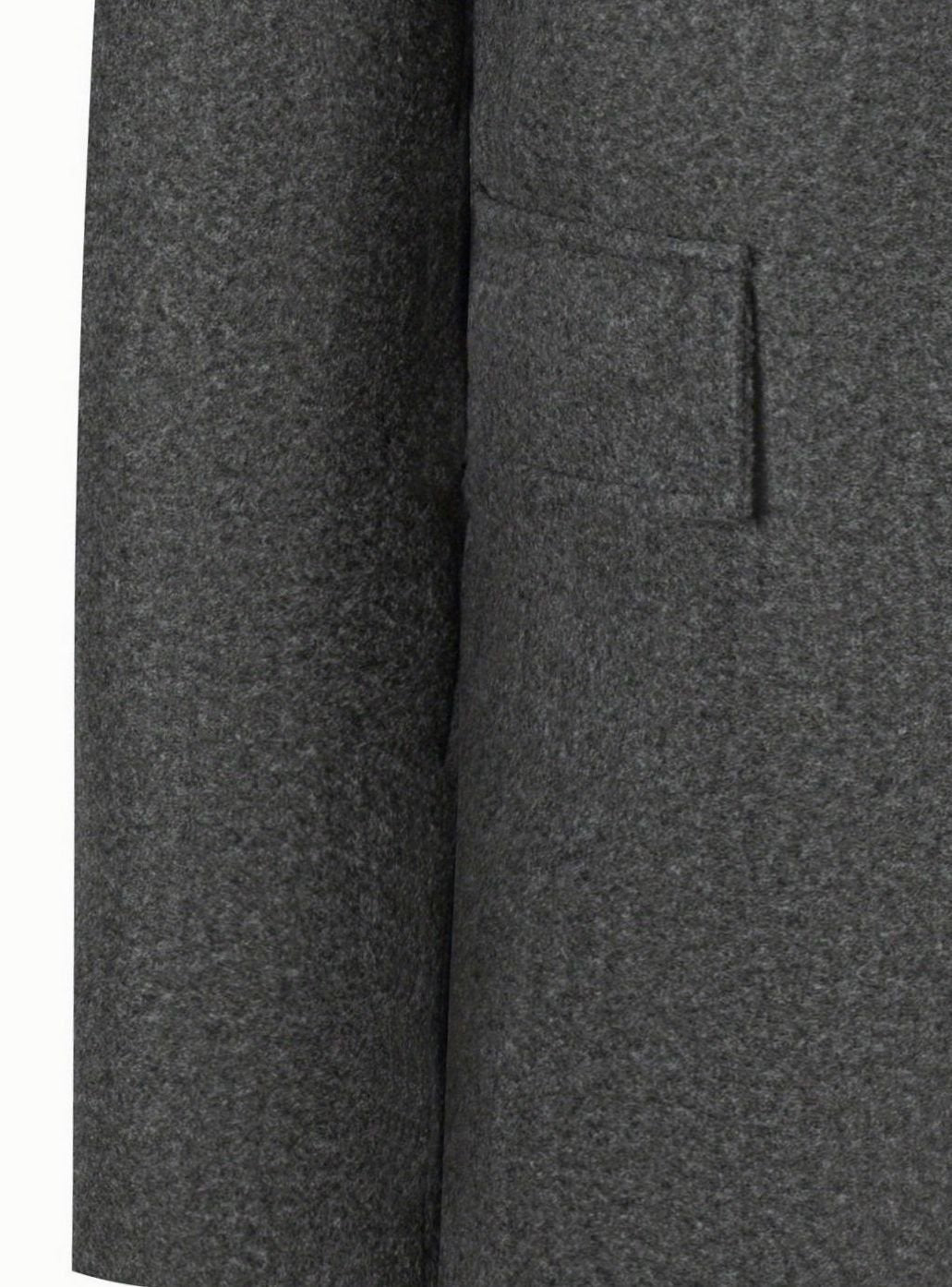 Men's Single-Breasted Wool Overcoat Tailored Topcoat